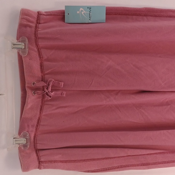 IActive Jogging Pants, drawstring waist, Mauve, side trim, NWT - Picture 2 of 7